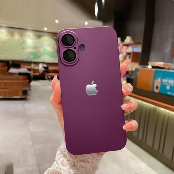 iPhone 16 Luxury Frosted Case, Full Cover Protection